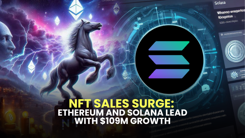 NFT Sales Surge: Ethereum and Solana Lead with $109M Growth