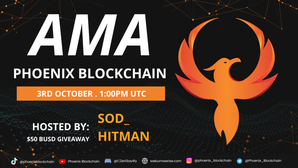 Join SOD Hitman for an Exclusive AMA on Phoenix Blockchain!