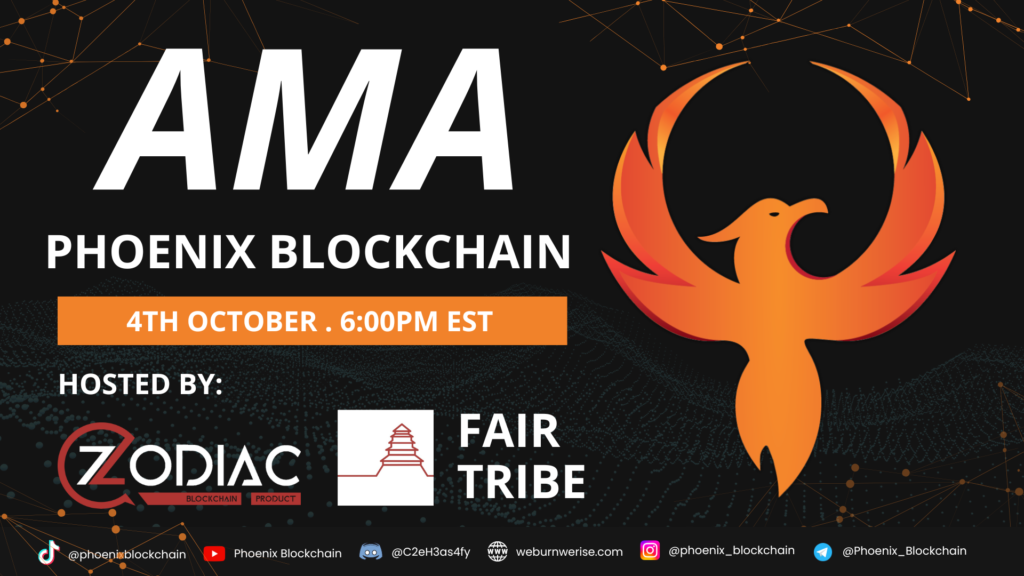 Phoenix Blockchain AMA Hosted by CZodiac and Fair Tribe