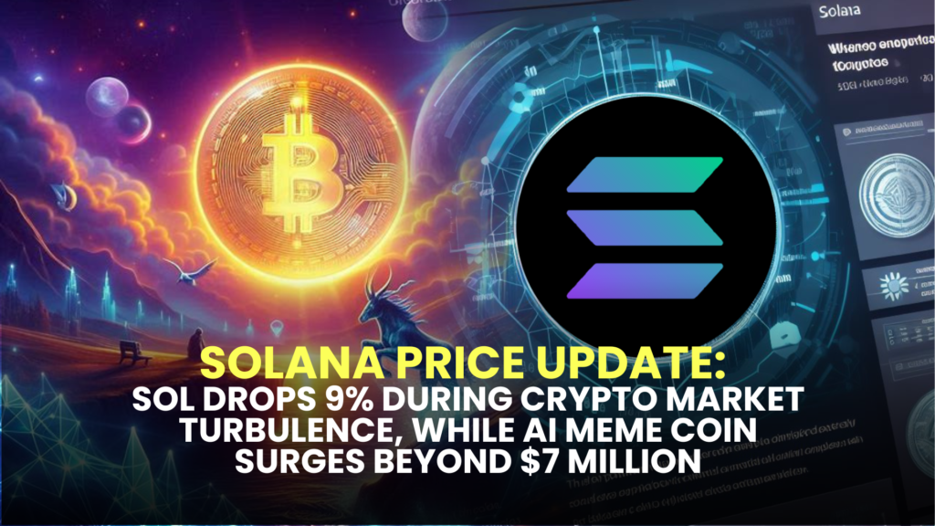 Solana Price Update: SOL Drops 9% During Crypto Market Turbulence, While AI Meme Coin Surges Beyond $7 Million 2 Solana Price Update 1