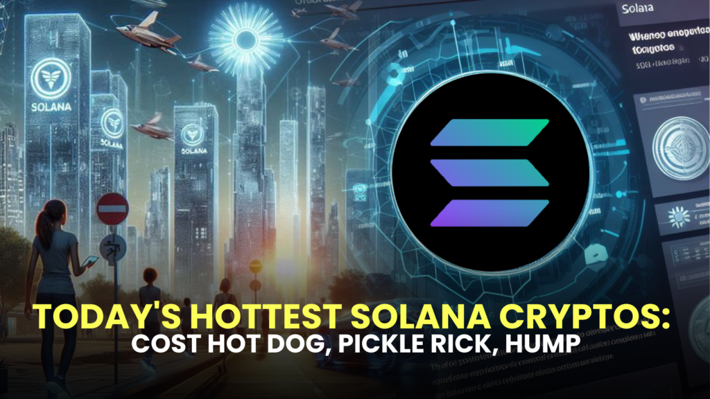 Today's Hottest Solana Cryptos: Cost Hot Dog, Pickle Rick, Hump