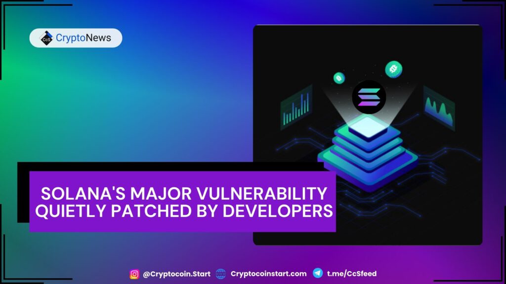 Solana's Major Vulnerability Quietly Patched by Developers