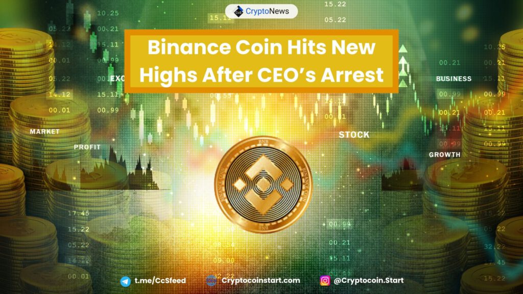 Binance Coin Hits New Highs After CEO’s Arrest