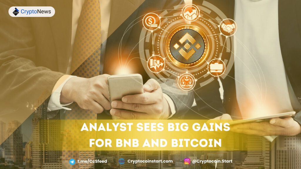 Analyst Sees Big Gains for BNB and Bitcoin