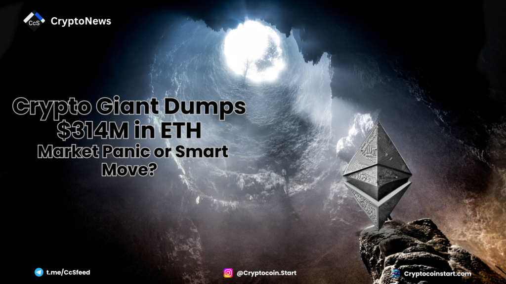 Crypto Giant Dumps $314M in ETH: Market Panic or Smart Move?