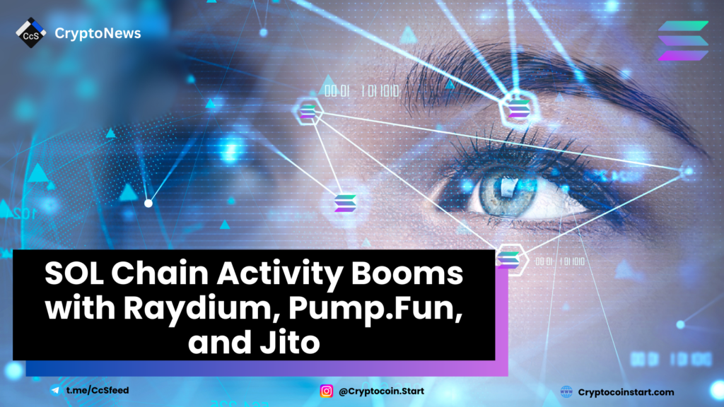 SOL Chain Activity Booms with Raydium, Pump.Fun, and Jito