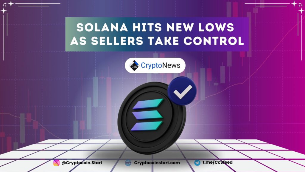 Solana Hits New Lows as Sellers Take Control