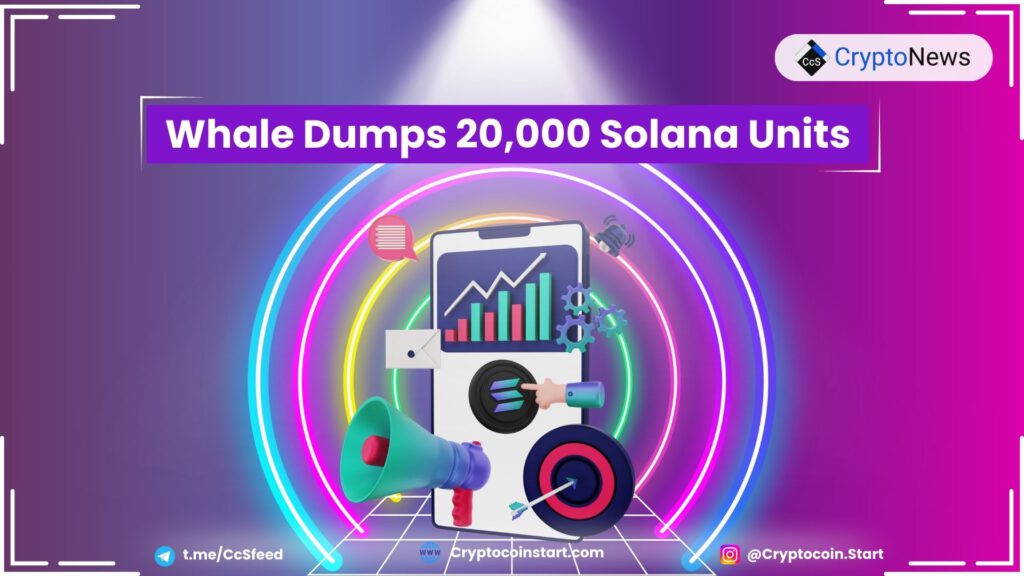 Whale Dumps 20,000 Solana Units