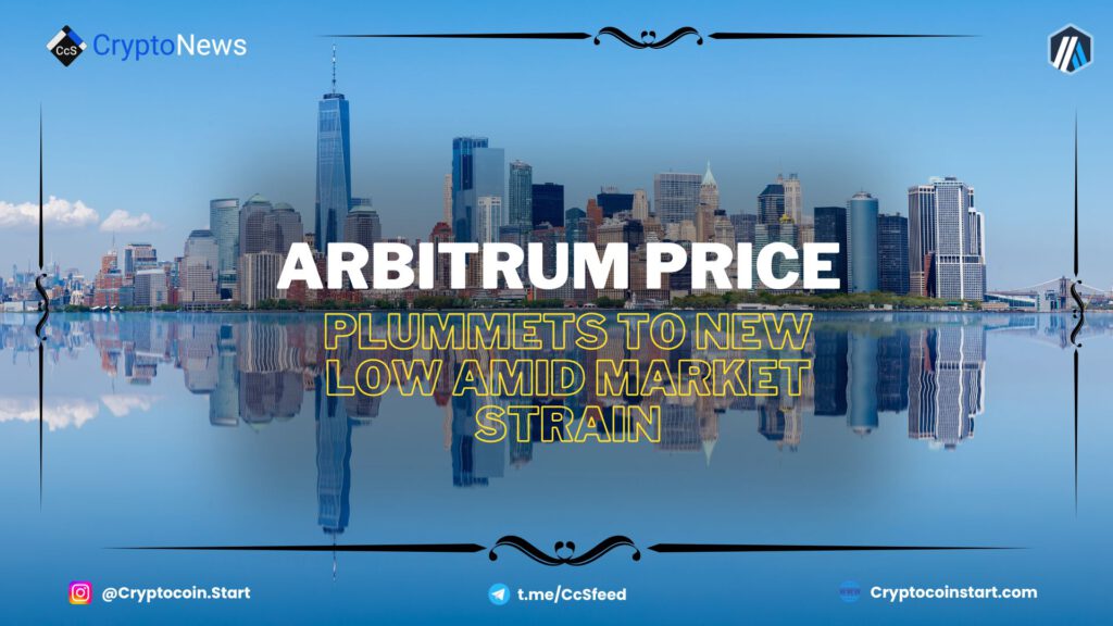 Arbitrum Price Plummets to New Low Amid Market Strain 2 arb