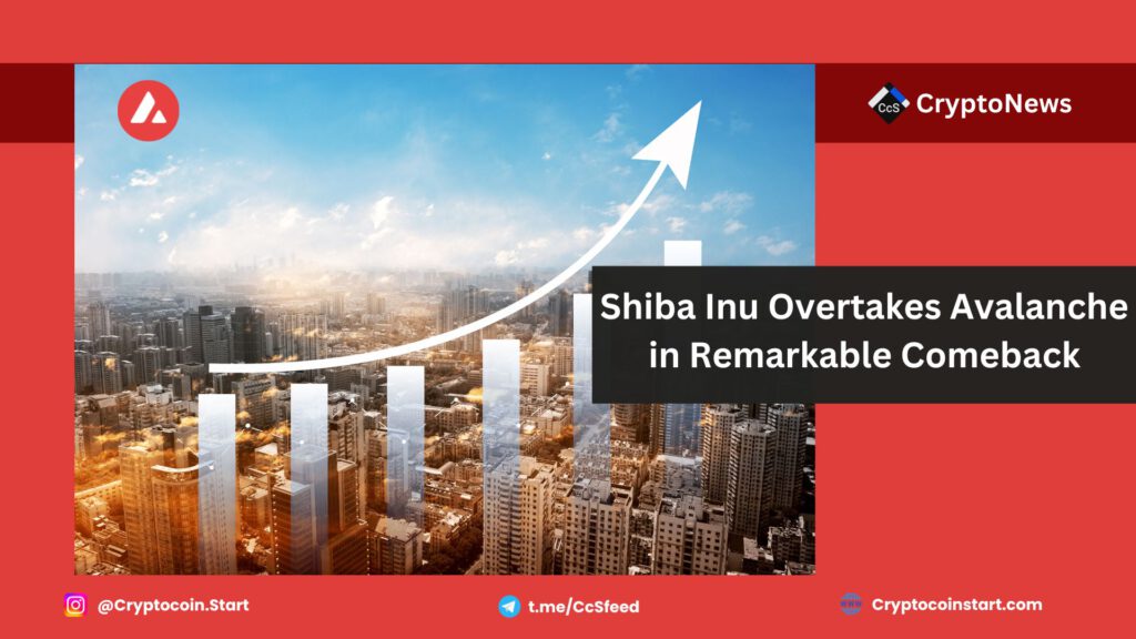 Shiba Inu Overtakes Avalanche in Remarkable Comeback 2 avax