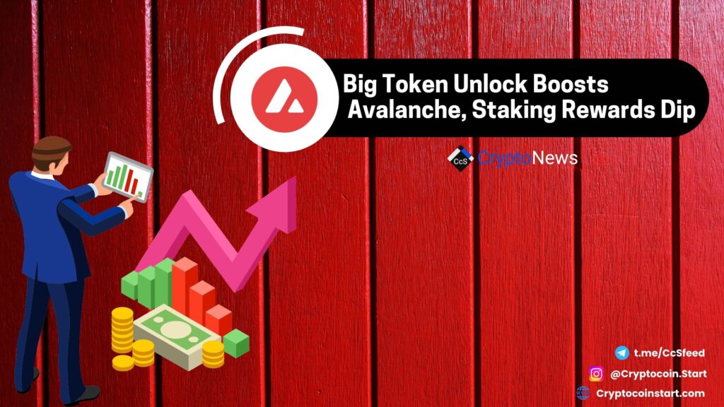 Big Token Unlock Boosts Avalanche, Staking Rewards Dip