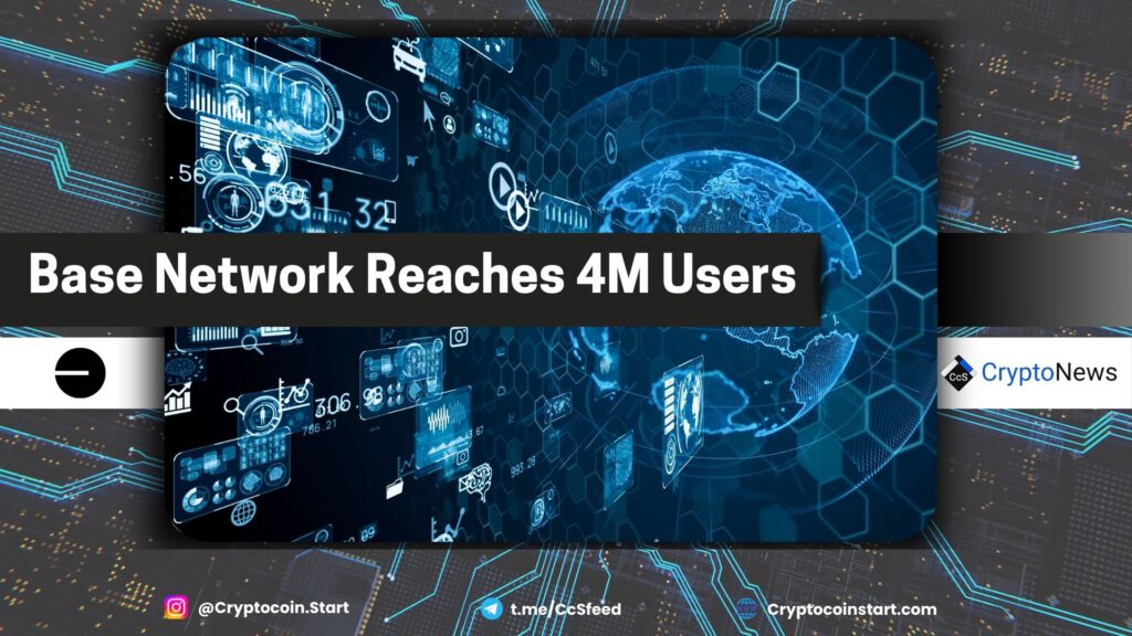 Base Network Reaches 4M Users