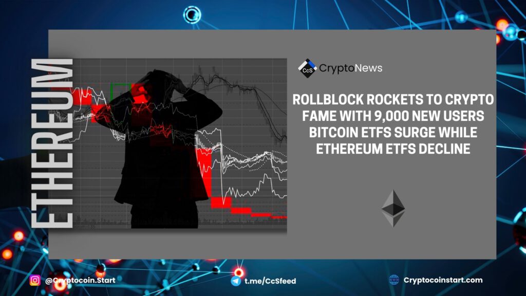 Bitcoin ETFs Surge While Ethereum ETFs Decline