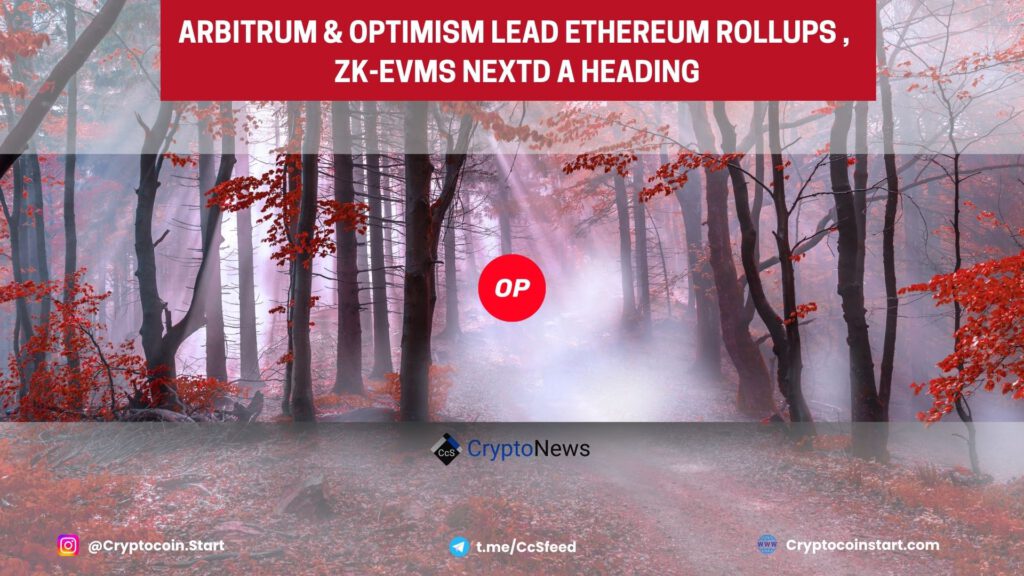 Arbitrum & Optimism Lead Ethereum Rollups; ZK-EVMs Next 2 op