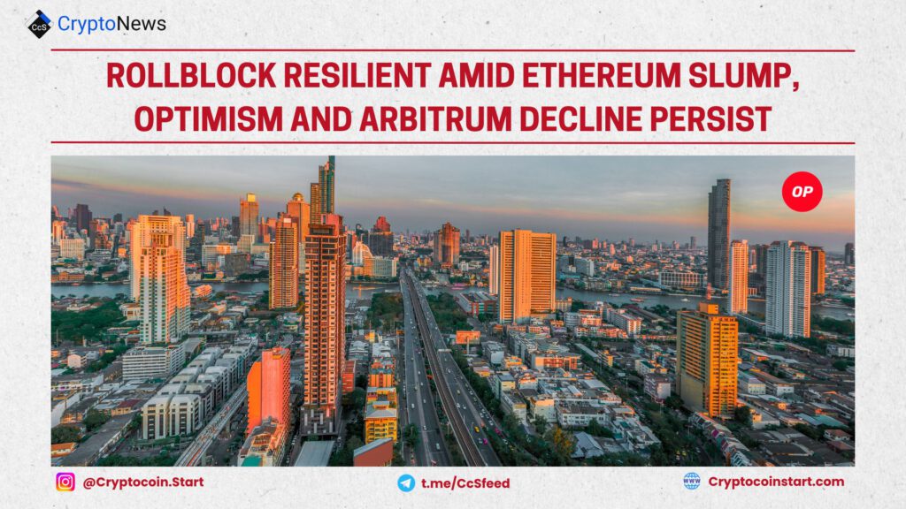 Rollblock Resilient Amid Ethereum Slump, Optimism and Arbitrum Decline Persist