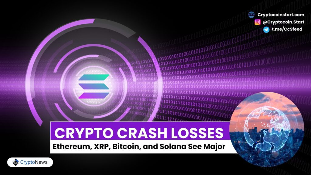 Crypto Crash: Ethereum, XRP, Bitcoin, and Solana See Major Losses