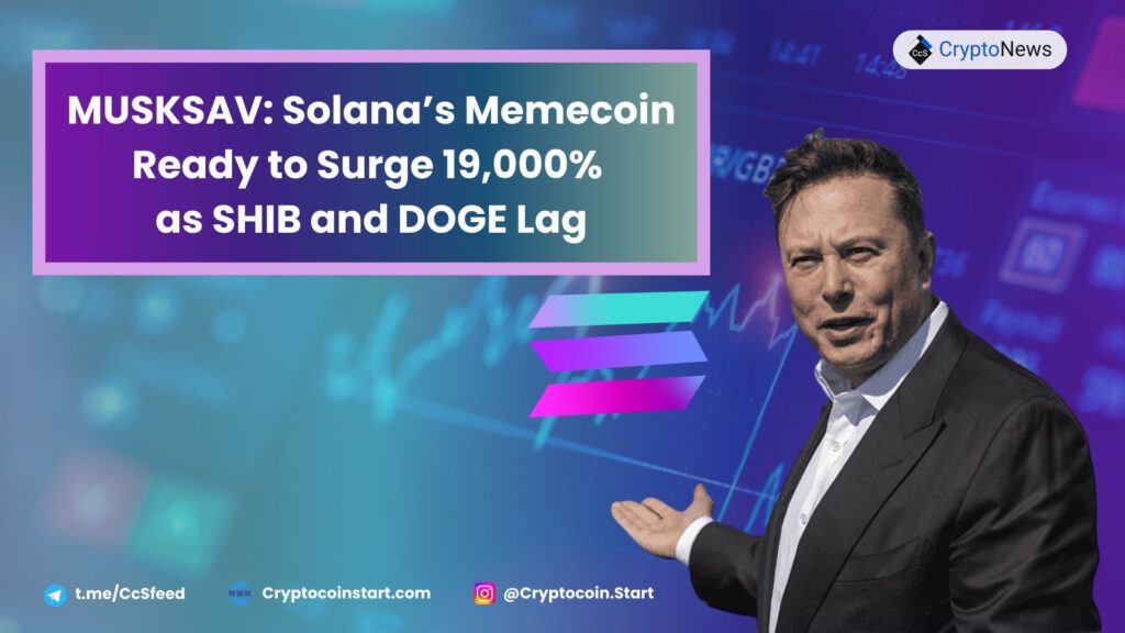 MUSKSAV: Solana’s Memecoin Ready to Surge 19,000% as SHIB and DOGE Lag