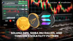 Solana Dips, Shiba Inu Rallies, and Toncoin's Volatility Pattern