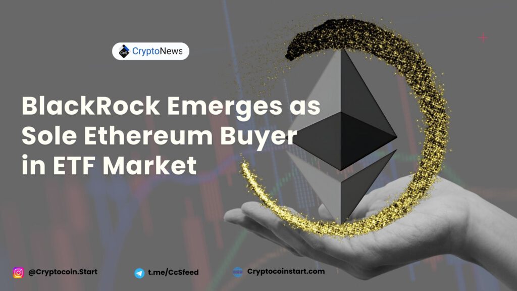 BlackRock Emerges as Sole Ethereum Buyer in ETF Market