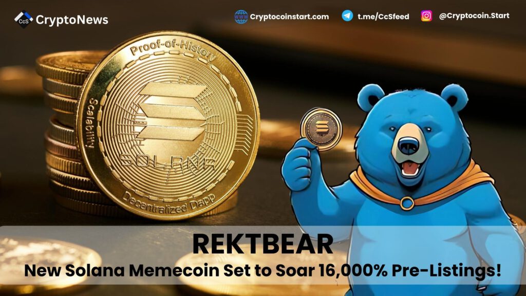 REKTBEAR: New Solana Memecoin Set to Soar 16,000% Pre-Listings!