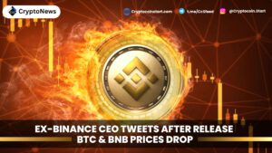 Ex-Binance CEO Tweets After Release – BTC & BNB Prices Drop
