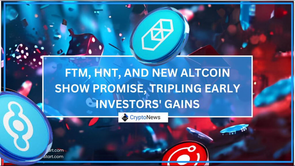 Fantom, Helium, and New Altcoin Show Promise, Tripling Early Investors' Gains