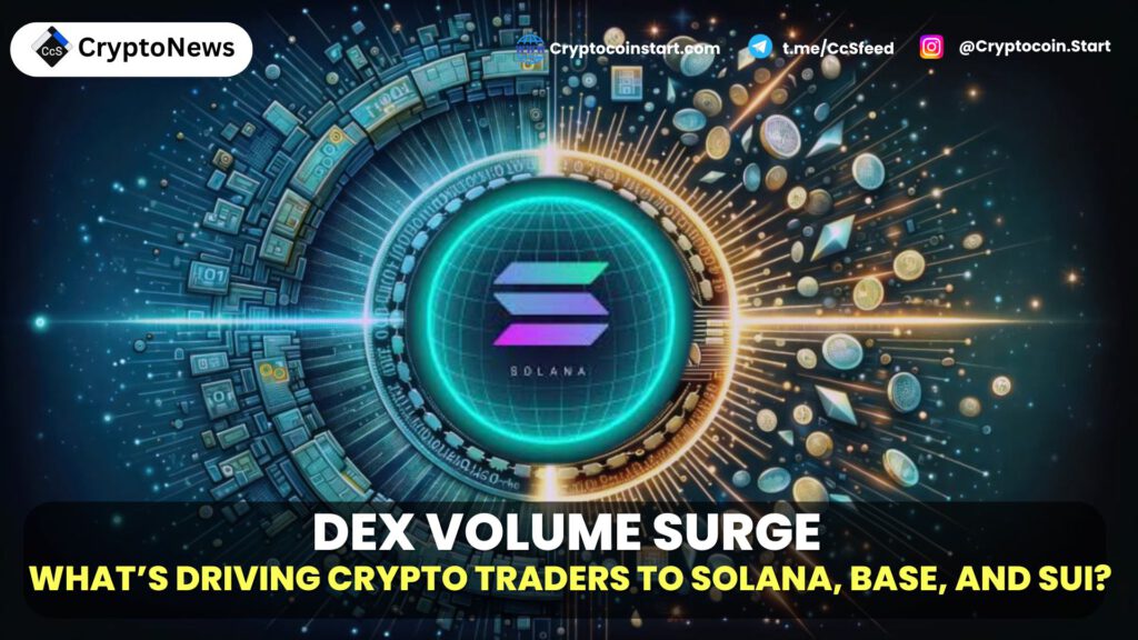 DEX Volume Surge: What’s Driving Crypto Traders to Solana, Base, and Sui?