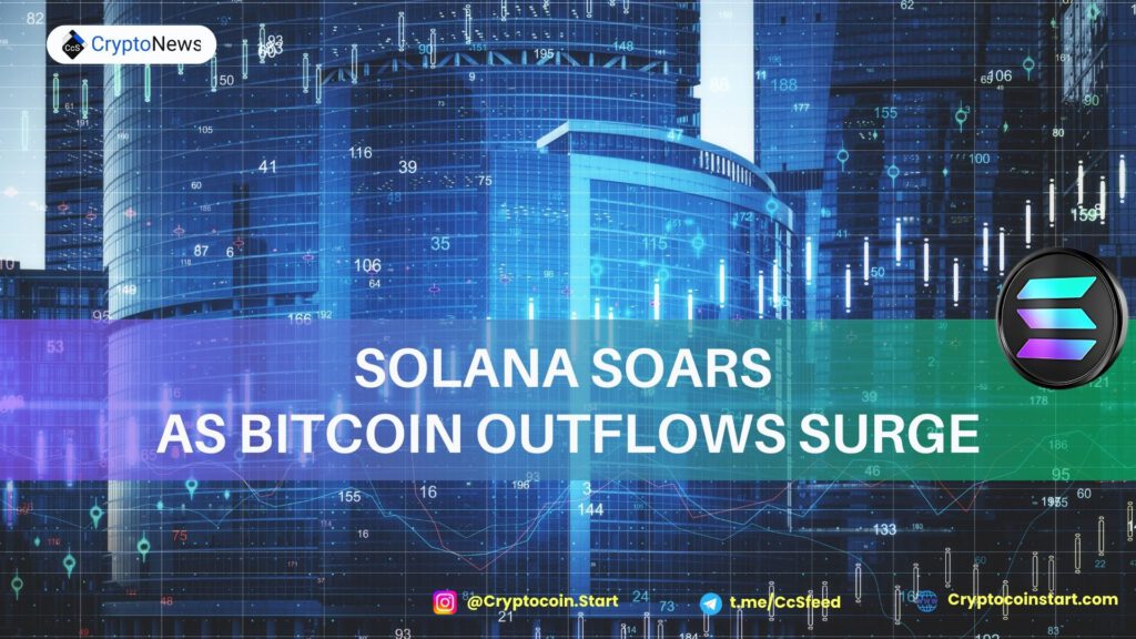 Solana Soars as Bitcoin Outflows Surge