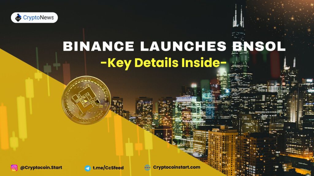 Binance Launches BNSOL: Key Details Inside