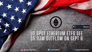 US Spot Ethereum ETFs See $5.93M Outflow on Sept 6