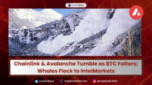 Chainlink & Avalanche Tumble as BTC Falters; Whales Flock to IntelMarkets