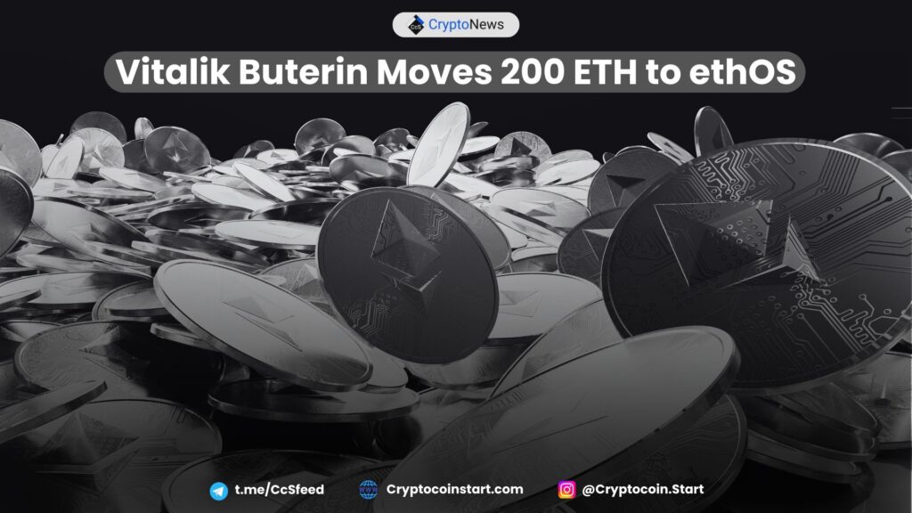 Vitalik Buterin Moves 200 ETH to ethOS