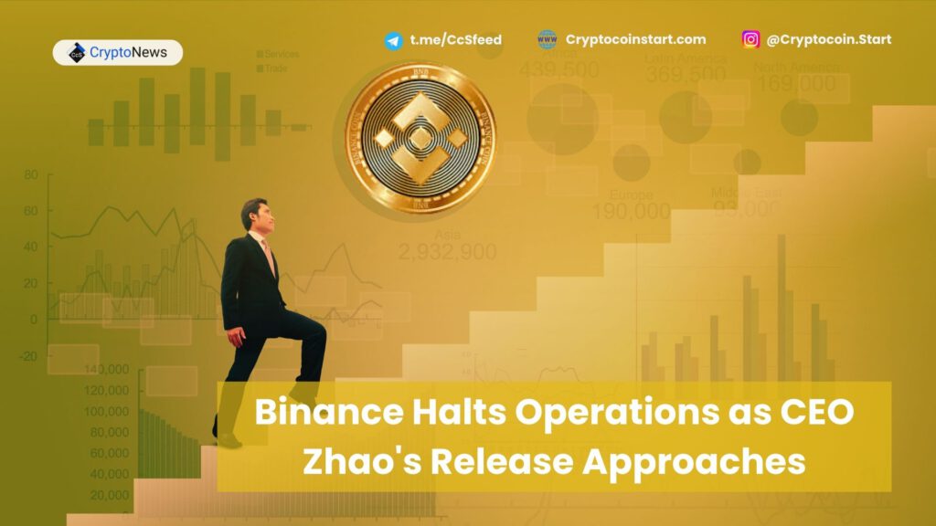 Binance Halts Operations as CEO Zhao's Release Approaches