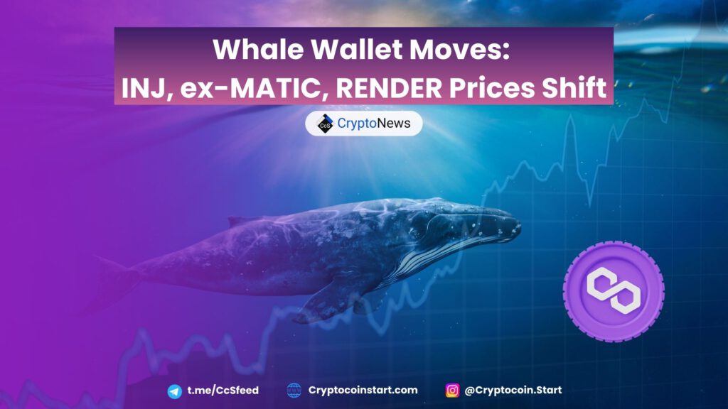 Whale Wallet Moves: INJ, ex-MATIC, RENDER Prices Shift