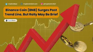 Binance Coin (BNB) Surges Past Trend Line, But Rally May Be Brief