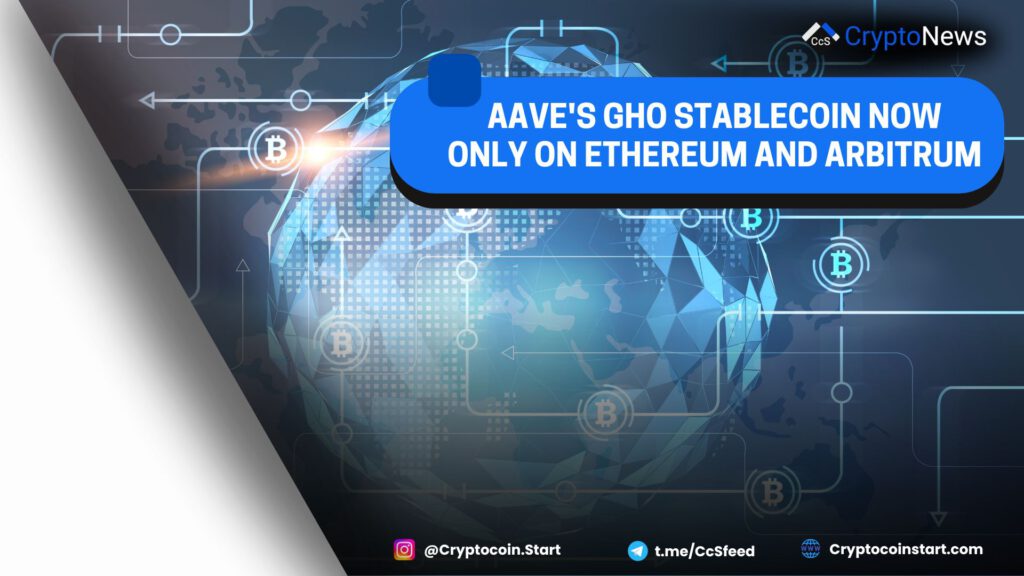 Aave's GHO Stablecoin Now Only on Ethereum and Arbitrum