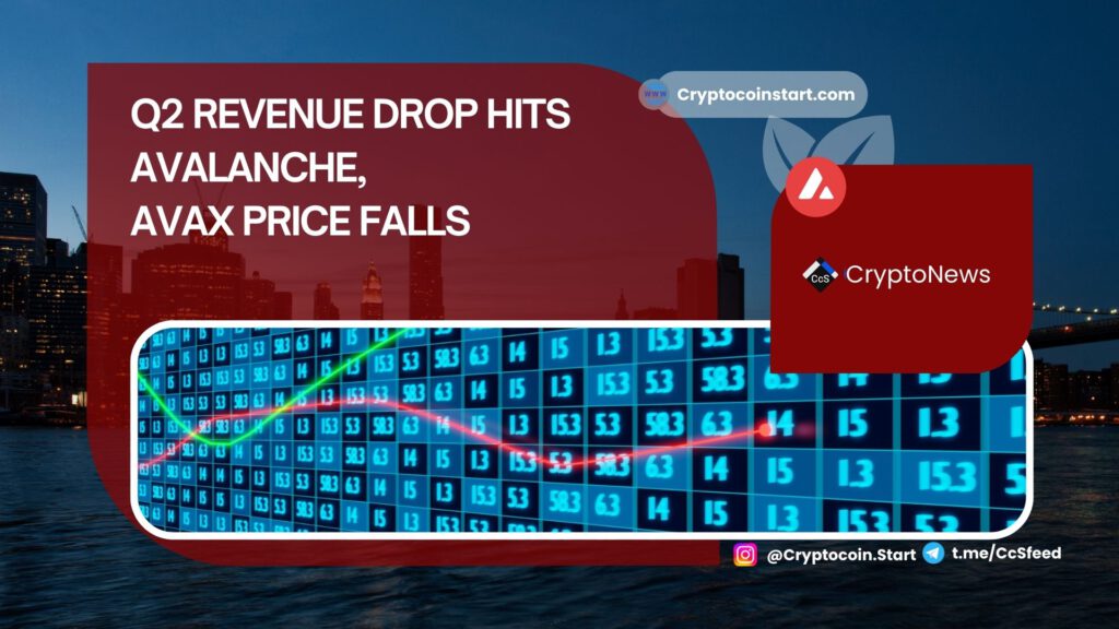 Q2 Revenue Drop Hits Avalanche, AVAX Price Falls