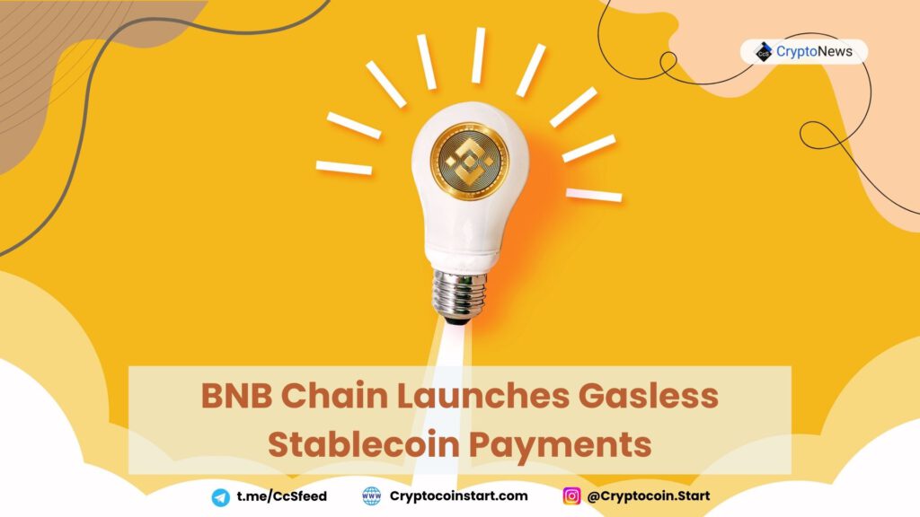 BNB Chain Launches Gasless Stablecoin Payments