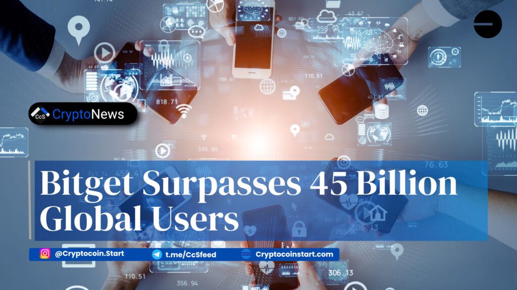 Bitget Surpasses 45 Billion Global Users