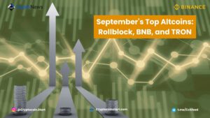 September's Top Altcoins: Rollblock, BNB, and TRON
