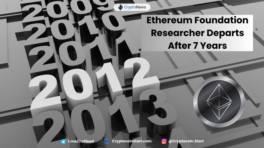 Ethereum Foundation Researcher Departs After 7 Years