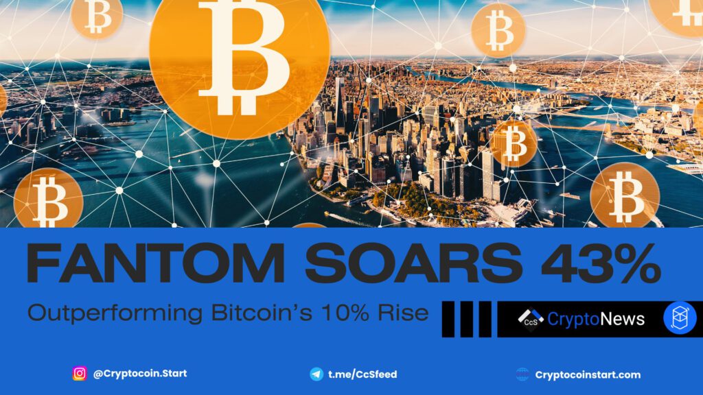 Fantom Soars 43%, Outperforming Bitcoin’s 10% Rise