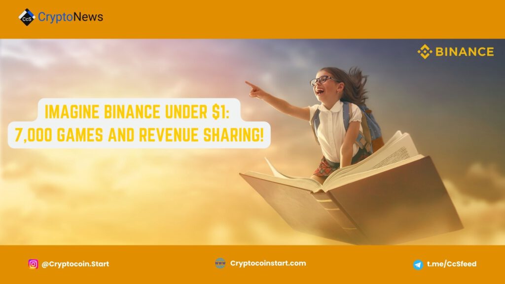 Imagine Binance Under $1: 7,000 Games and Revenue Sharing!