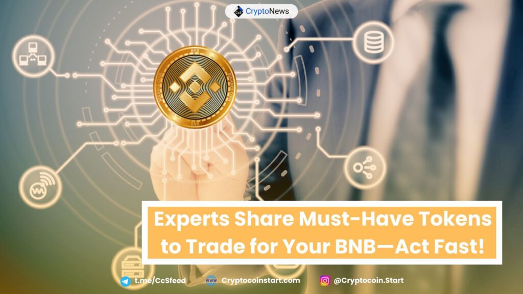 Experts Share Must-Have Tokens to Trade for Your BNB—Act Fast!