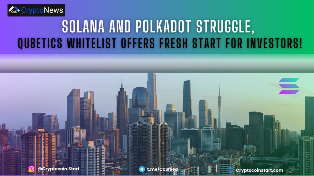 Solana and Polkadot Struggle, Qubetics Whitelist Offers Fresh Start for Investors!