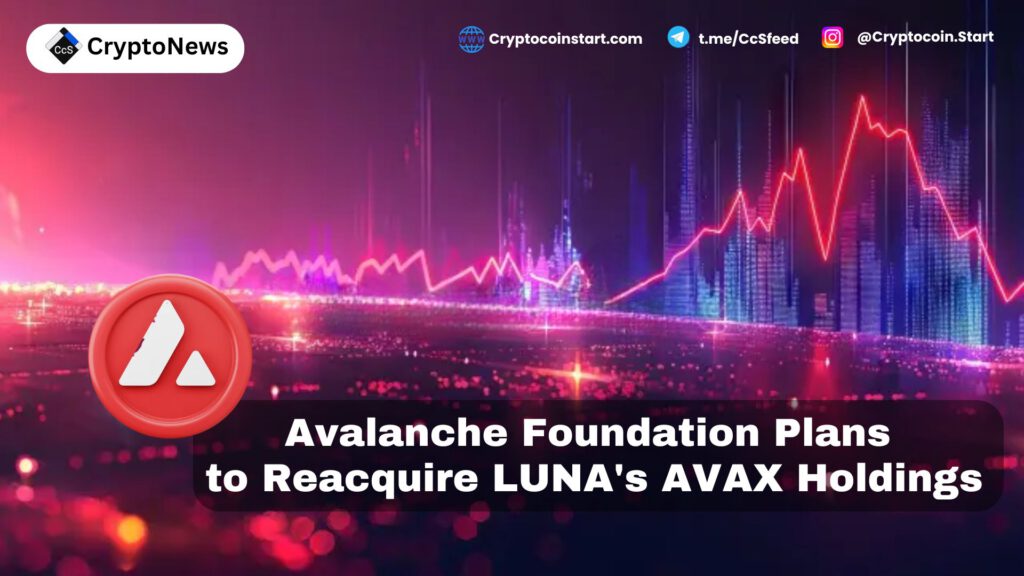 Avalanche Foundation Plans to Reacquire LUNA's AVAX Holdings