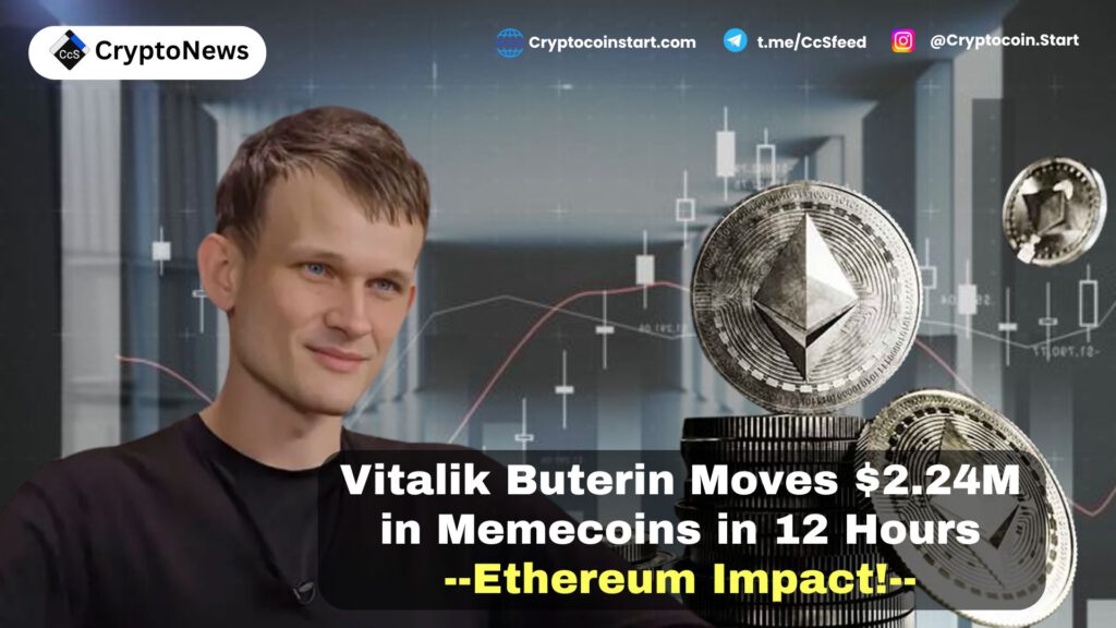 Vitalik Buterin Moves $2.24M in Memecoins in 12 Hours: Ethereum Impact!