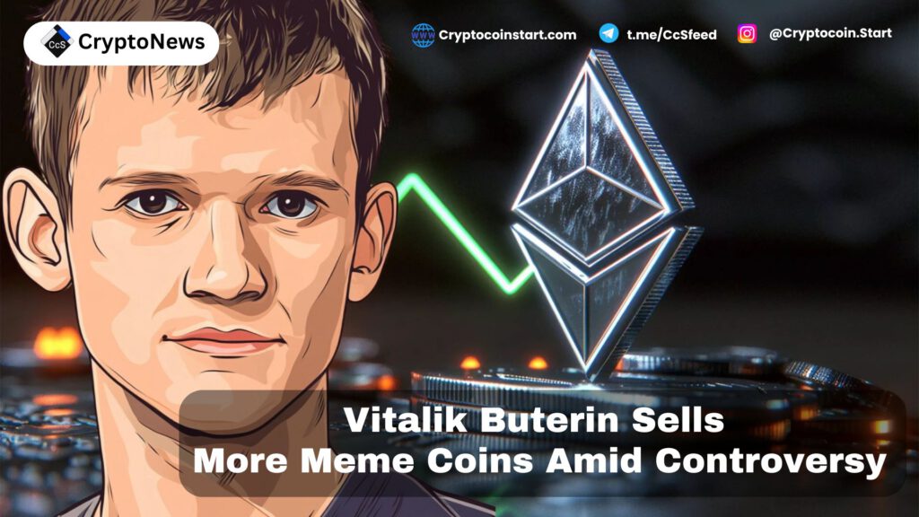 Vitalik Buterin Sells More Meme Coins Amid Controversy