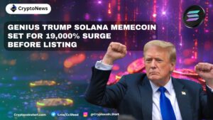 Genius Trump Solana Memecoin Set for 19,000% Surge Before Listing