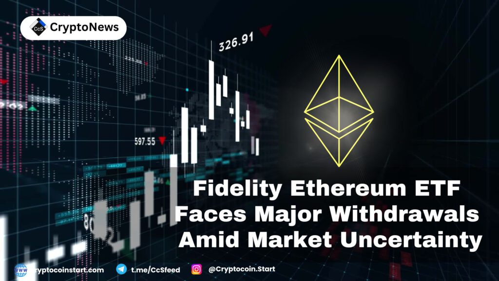 Fidelity Ethereum ETF Faces Major Withdrawals Amid Market Uncertainty